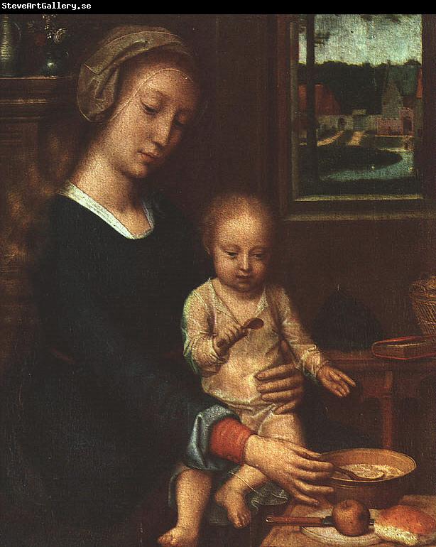 Gerard David The Madonna of the Milk Soup